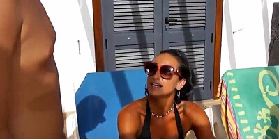 Coral Joice, Delia Rosa and one couple are having a foursome