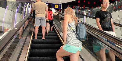 Remote Vibrator in Large Mall - Lot of Fun with Letty Black