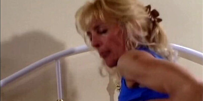 Slutty MILF Jennifer Toth is ass-fucked by two younger dudes