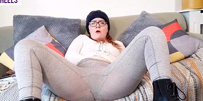 SQUIRTING ALL OVER FRIEND’S COUCH - Shannon Heels