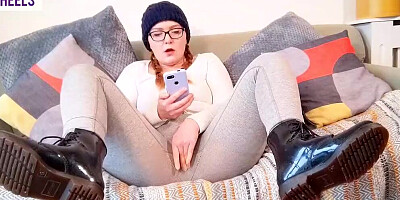 SQUIRTING ALL OVER FRIEND’S COUCH - Shannon Heels