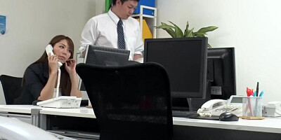 Chisato Shoda: Voluptuous Office Lady Fucks Her Coworker! - Part.1