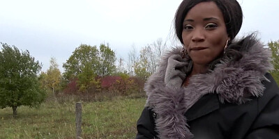 Public Agent British Ebony Queen Kiki Minaj Fucked outside