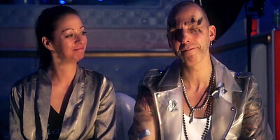 Tied up girl is flogged and punished by a perverted master