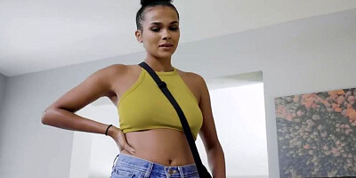 Hot Ebony Step Daughter Gets Fucked by Daddy