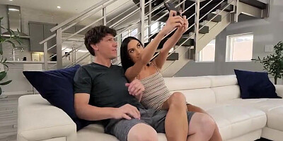 Classy MILF doll is feeling horny and will use the stepson's dick for pleasure