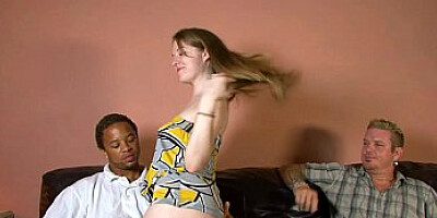 She wants to be watched while she's fucked by a black cock