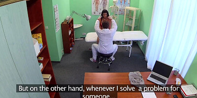 FakeHospital Busty Sexy Mature MILF Helps the Doctor Relieve