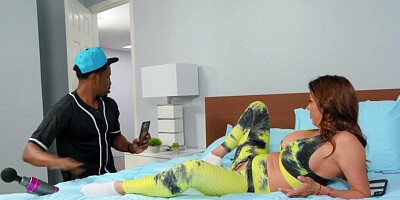 Busty cougar Alexis Fawx is dicked down by a hung black man