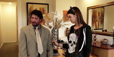 Adorable Tommy Gunn and Jana Jordan at small tits video