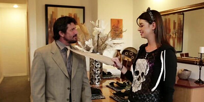 Adorable Tommy Gunn and Jana Jordan at small tits video