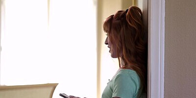 GIRLSWAY - Horny Redhead Madi Collins Has Amazing Bathroom Sex With Overly Hot Stepmom Syren De Mer