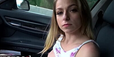 MOFOS - Stranded Teens Alana Summers spreds her ass and pussy