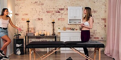 AllGirlMassage Bunny Colby Gives An Anal Fingering Massage To Gia Derza