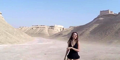 Fashion models are filmed while preparing for photo-shooting