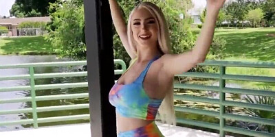 POV hardcore sex scene with amazing blonde babe Skylar Vox