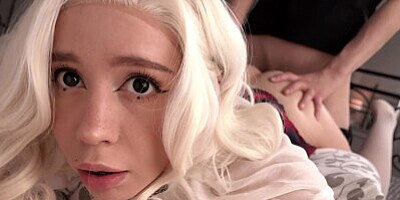 I wanted to play the console, but my friend fucked me in the pussy AliceBong