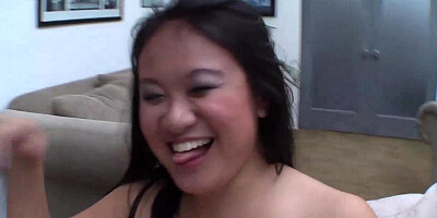 Chunky Asian Kiwi Ling Squirts Pussy Juice All Over