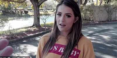 MOFOS - Spoiled teen Sofie Reyez sucks cock for cash