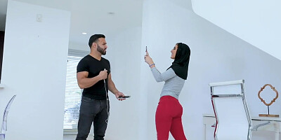Submissived - Horny Hijab Hottie Fucked by Dom