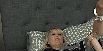 Slutty mature woman is having sex with husband's kinky brother