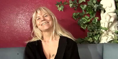 Mature in black stockings is being fucked by a horny neighbor