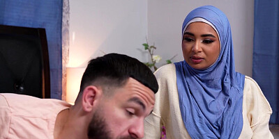 Huge and hard Christmas gift for sexy big ass Arab girlfriend Babi Star