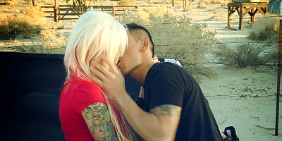 A blonde with a firm ass and some nice tits is getting fucked deeply