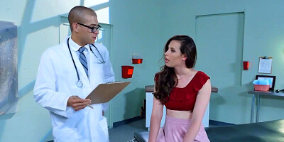Casey comes to doctor Corvus to check if her pussy tastes like cherry pie