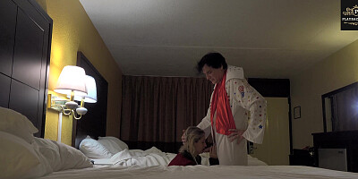 Elvis The King Fucks Sexy Cocktail Waitress