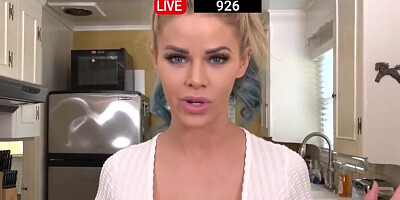 Hot blonde gal Jessa Rhodes has a perfect booty that just can't be ignored