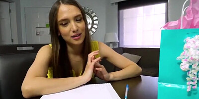 FILF - Latina Student Izzy Lush Gifts her Pussy to her English Tutor