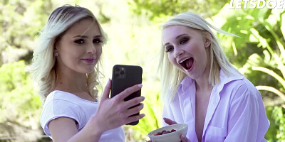 Stepsisters Adelle Unicorn, Cristin N, Lika Star & Marilyn Sugar Amazing Lesbian Party Full Scene