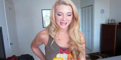 Busty blonde bestie point of view fucked on camera