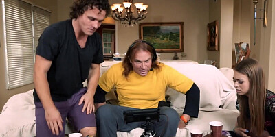 BrokenBabes - Jill Kassidy Gives Stepbro A Choice: Super Bowl Or Super Blow?