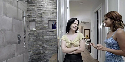 Horny Step Sisters Seduce and Fuck their Stepbro