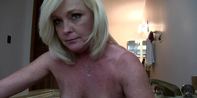 Mature woman Ms Paris Rose is poked with cock in POV scene