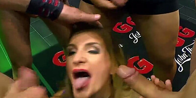 Astonishing cougar Adreena Winters is dicked down and facialized a lot