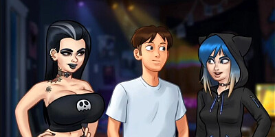 Summertime Saga Gameplay Part 19 - Naughty Girl Takes Him To Her Room