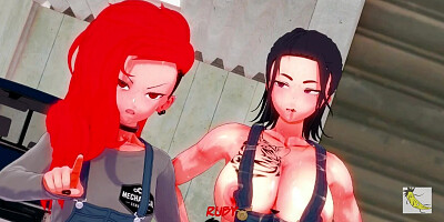 Cock hungey anime chicks are craving for some hard action