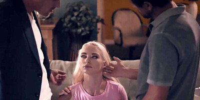 PURE TABOO Father & Teacher Conspire to DP Teen Step-Daughter