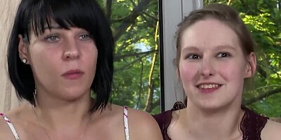 Marie McCray and her girlfriend are playing with their gummy toy