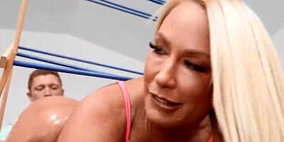 The Only Thing That's Slipping Is Oliver's Cock Into His Stepmom's Mellanie Monroe Tight Holes - Brazzers