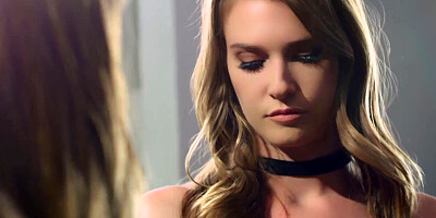 Two naughty chicks are sharing the giant black dong in an interracial threesome