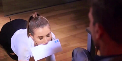 Dazzling MILF gets her pussy dominated by the horny young hunk