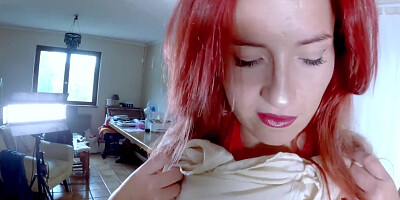 Gorgeous Argentinian redhead Ammy Redhead gets fucked