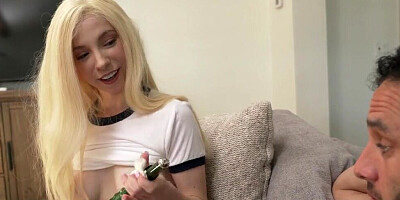 Lustful teen gal easily stole her best friend's lover and made him fuck her