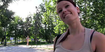 Publicagent Sexy Fitness Instructor Fucking for Money