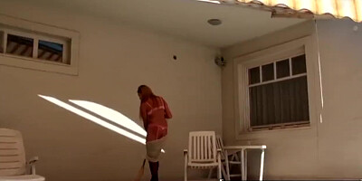 MOFOS - Hot Euro Housewife Slut Sucks Cock Outdoors