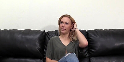 Babe Brittany Fucking Big Cock at Creampie Casting